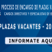 PROCESO ENCARGO EN PLAZAS VACANTES DE CARGOS DIRECTIVOS Y ESPECIALISTAS EN EDUCACIÓN